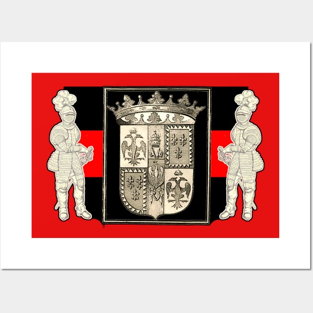 Coat of Arms and Armor of the Middle Ages Wall Art by Marccelus